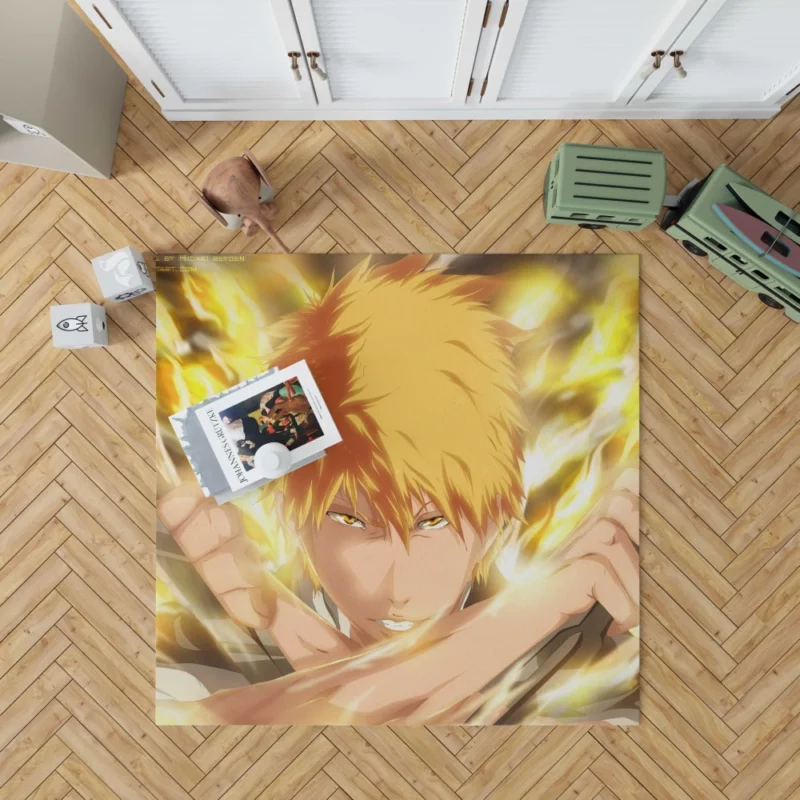 Ichigo Triumph Hollow Showdown Anime Rug