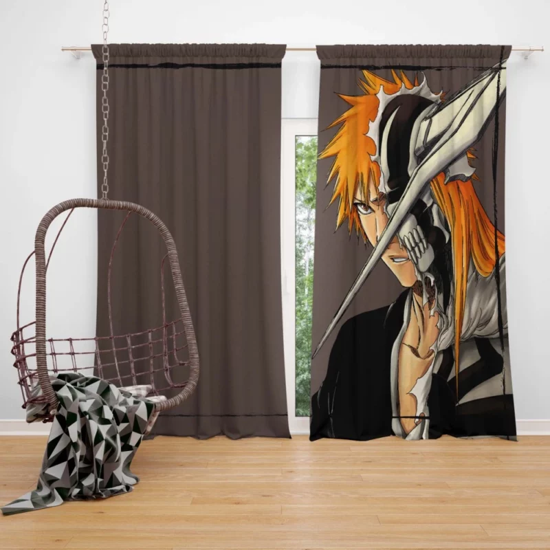 Ichigo Triumphs Bleach Chronicles Anime Curtain