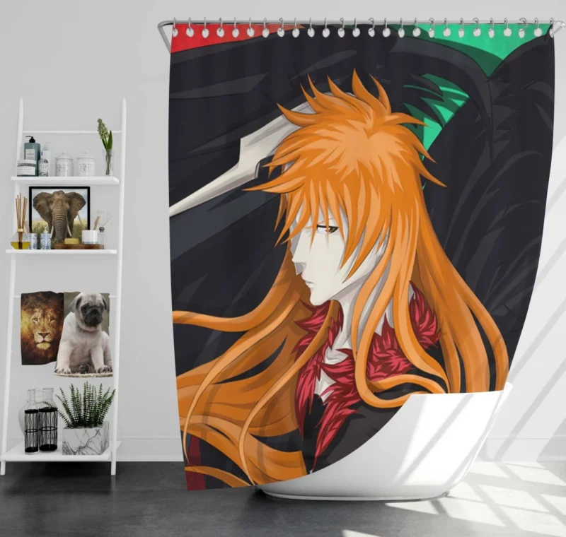 Ichigo & Ulquiorra Brave Souls Clash Anime Shower Curtain