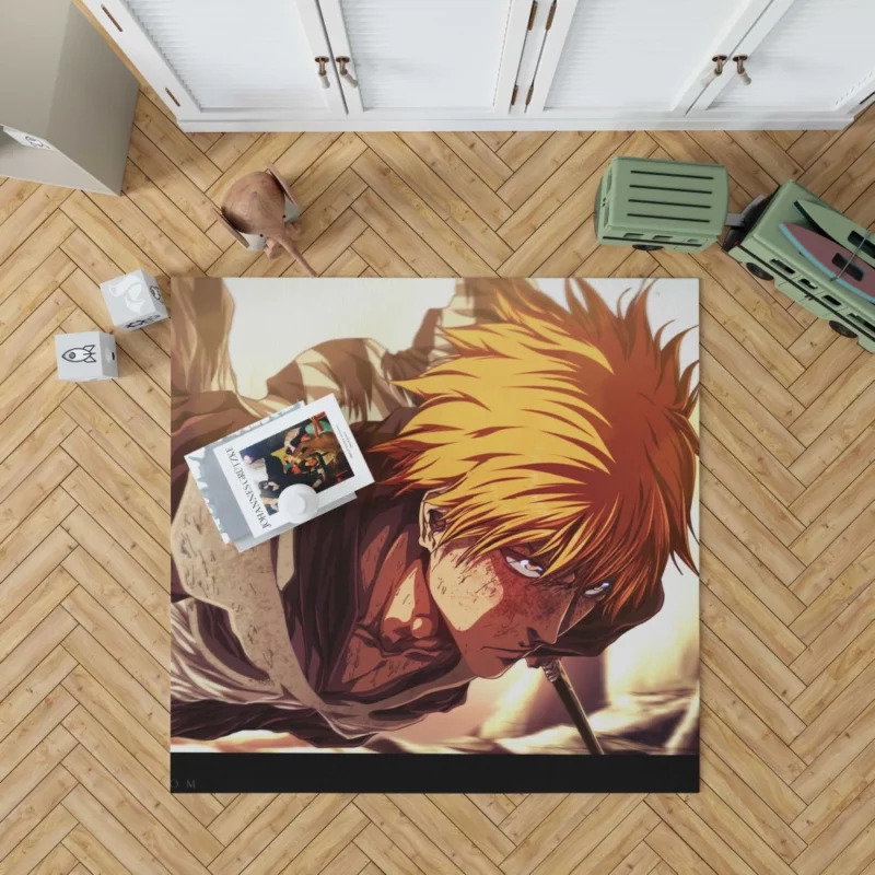 Ichigo Victory Bleach Chronicles Anime Rug