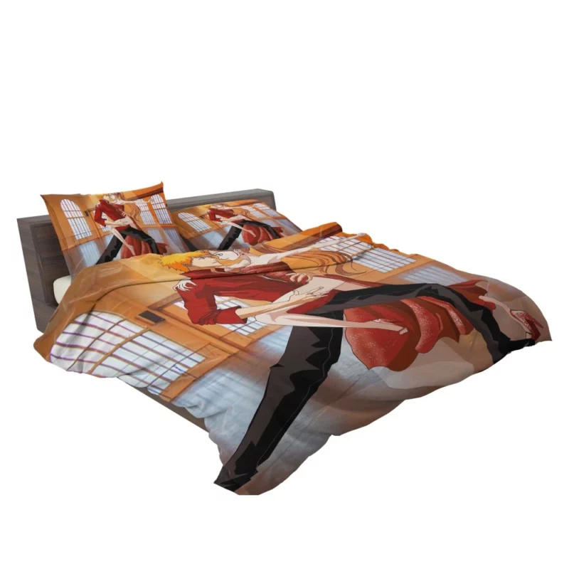 Ichigo and Orihime Unbreakable Bonds Anime Bedding Set 2