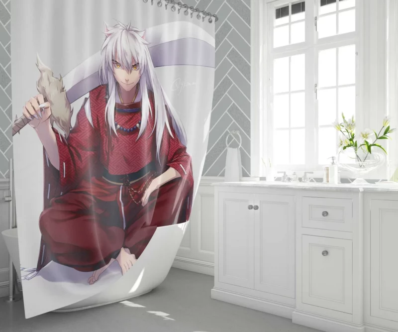 InuYasha Adventures Continue Anime Shower Curtain 1