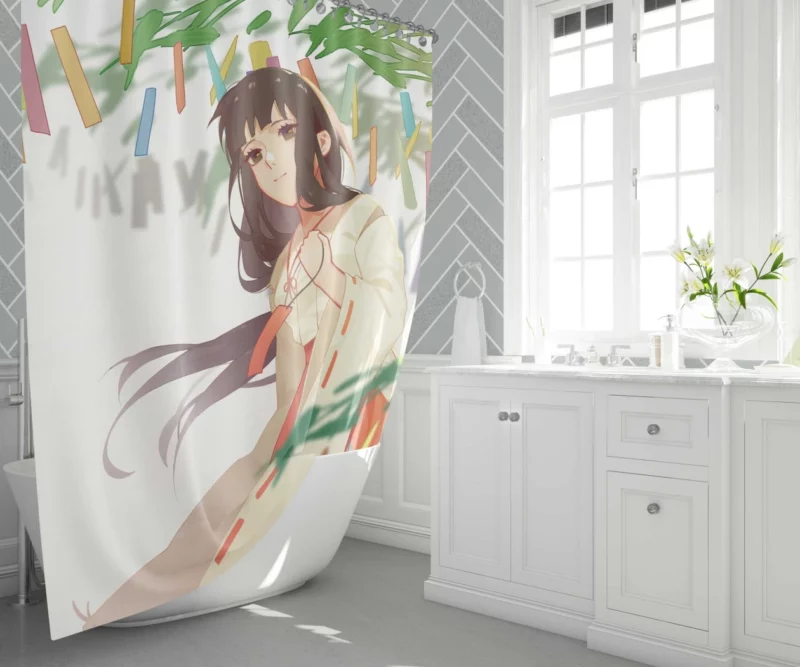 InuYasha Beloved Kikyô Legacy Anime Shower Curtain 1