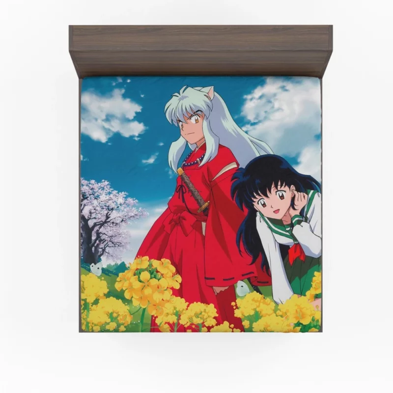 InuYasha Destiny Tale Unfold Anime Fitted Sheet