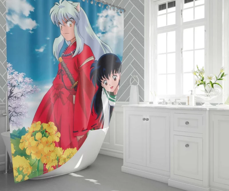 InuYasha Destiny Tale Unfold Anime Shower Curtain 1