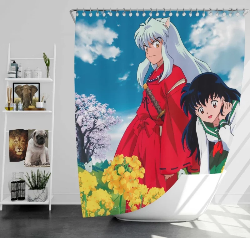 InuYasha Destiny Tale Unfold Anime Shower Curtain