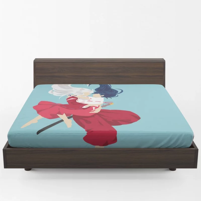 InuYasha Epic Tale Kagome Journey Anime Fitted Sheet 1