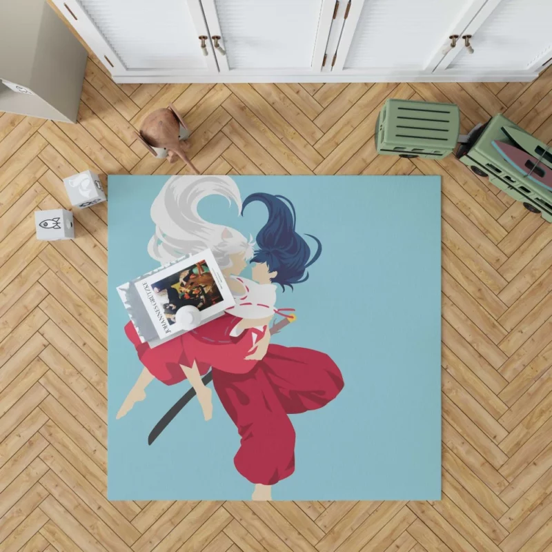 InuYasha Epic Tale Kagome Journey Anime Rug