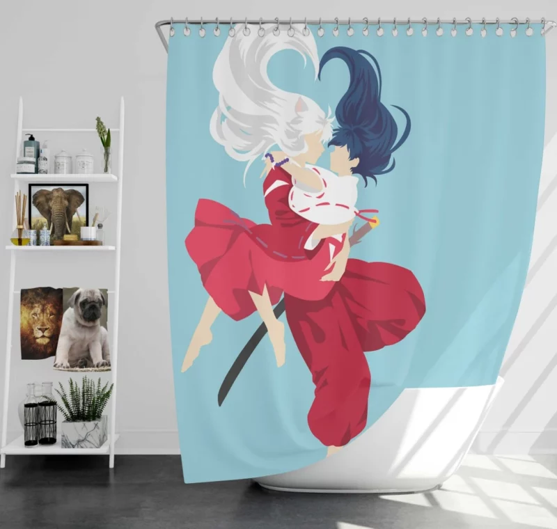 InuYasha Epic Tale Kagome Journey Anime Shower Curtain