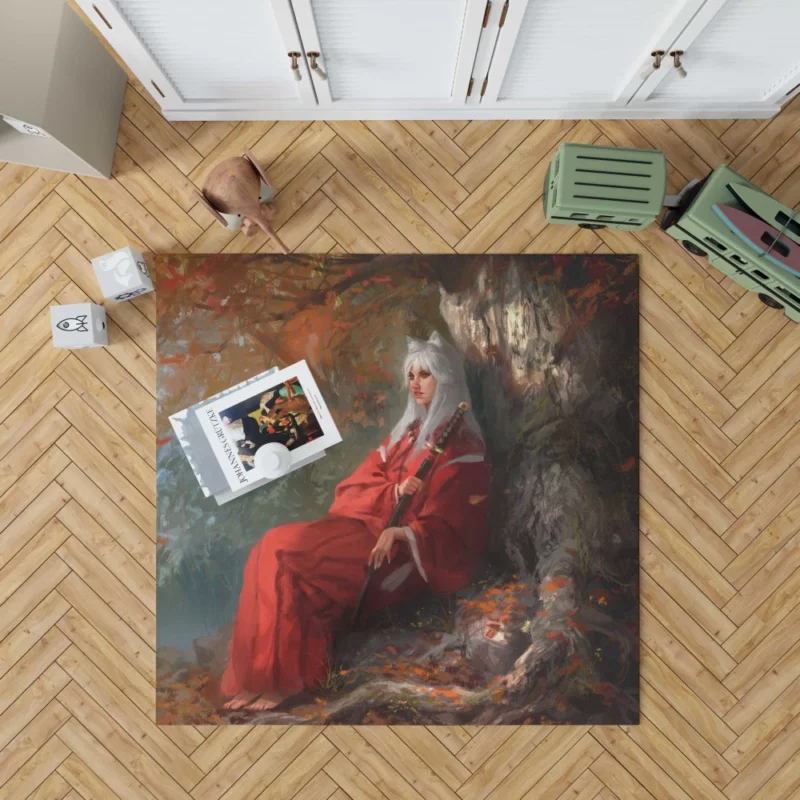 InuYasha Feudal Fairy Tale Anime Rug