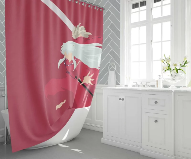 InuYasha Tale Heroic Saga Anime Shower Curtain 1