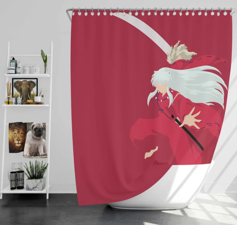 InuYasha Tale Heroic Saga Anime Shower Curtain