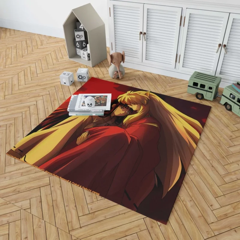 InuYasha and Kikyô Fated Bond Anime Rug 1