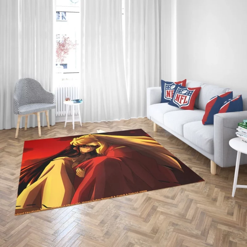 InuYasha and Kikyô Fated Bond Anime Rug 2