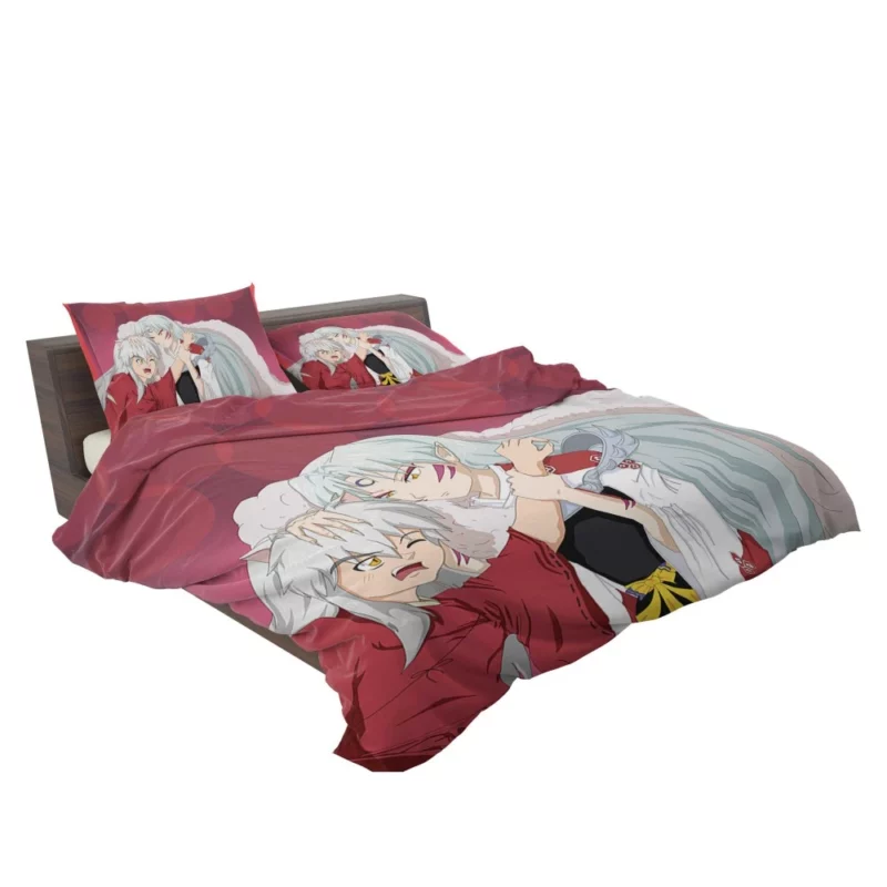 InuYasha and Sessh?maru Sibling Strife Anime Bedding Set 2