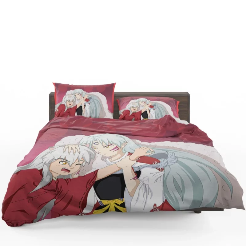 InuYasha and Sessh?maru Sibling Strife Anime Bedding Set