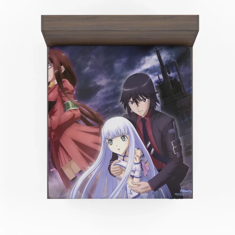 Iona and Hiei Arpeggio of Blue Steel Duo Anime Fitted Sheet