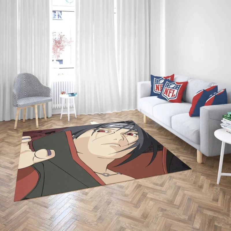 Itachi Uchiha Guardian Shadow Anime Rug 2