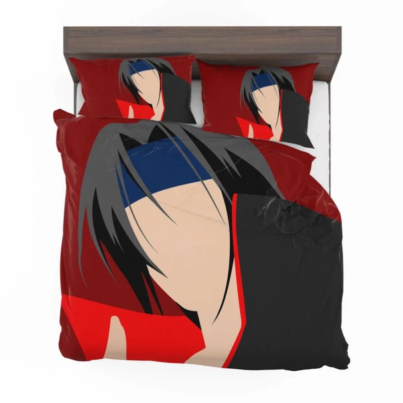 Itachi Uchiha Minimalist Power Anime Bedding Set 1