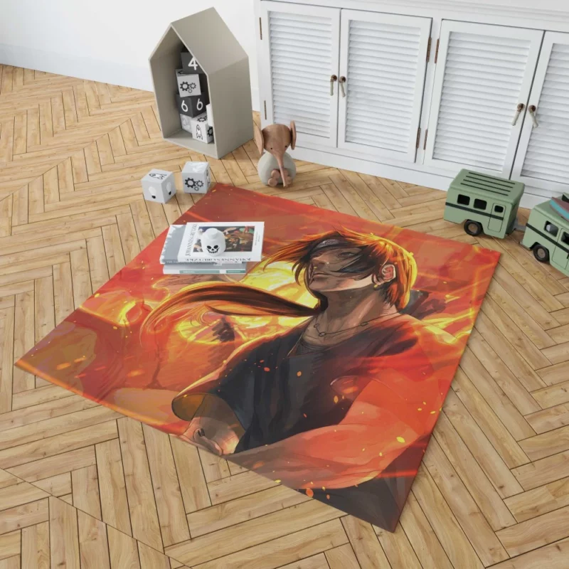 Itachi Uchiha Shrouded Past Anime Rug 1