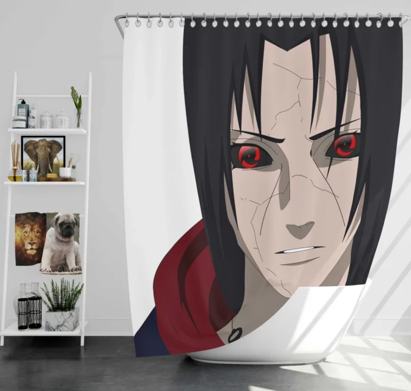 Itachi Uchiha Silent Legacy Anime Shower Curtain