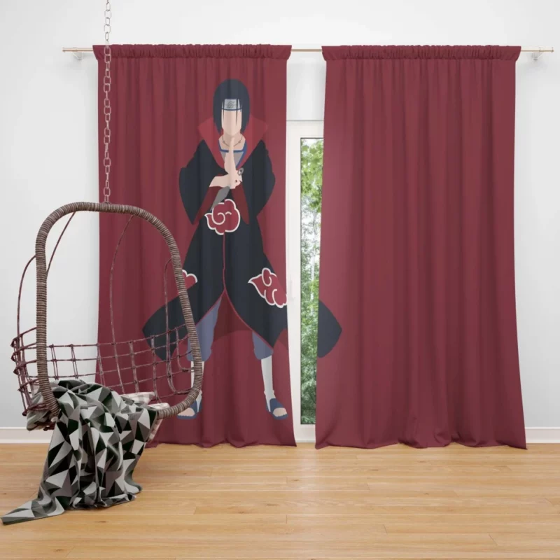 Itachi Uchiha Story Anime Curtain