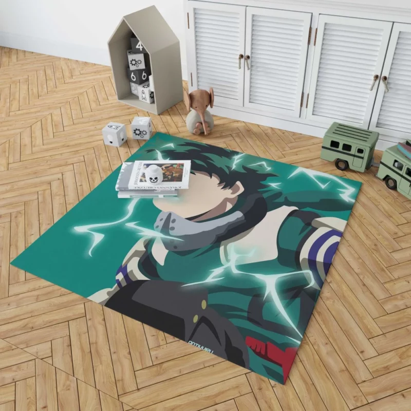 Izuku Midoriya Aspiring Hero Anime Rug 1