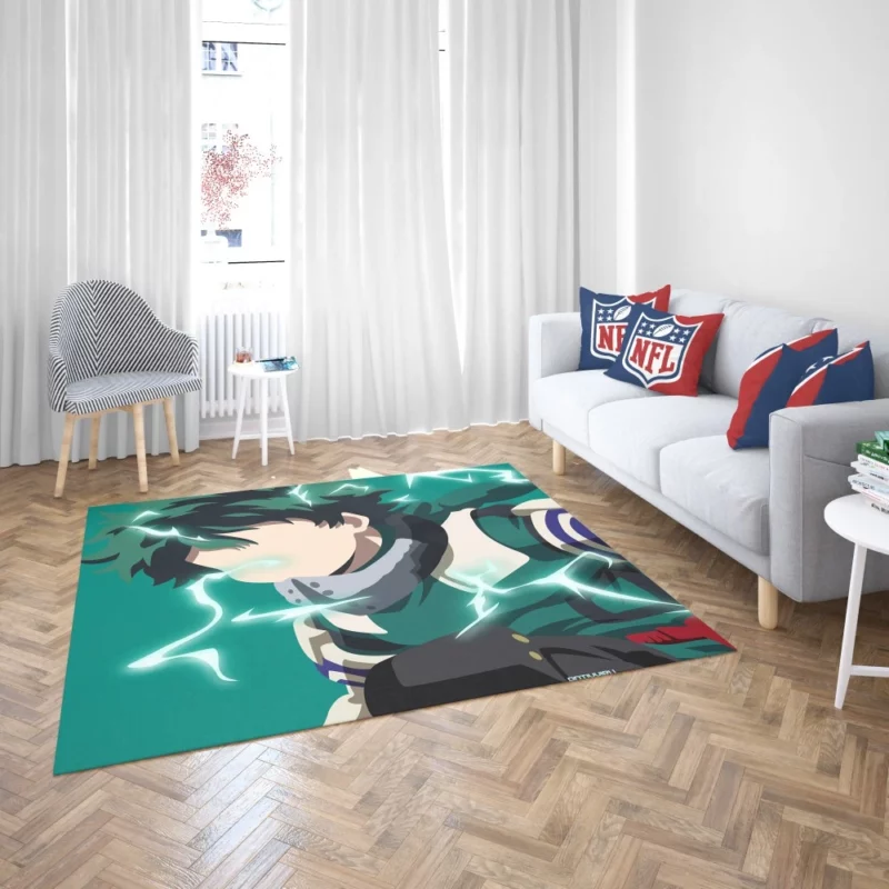 Izuku Midoriya Aspiring Hero Anime Rug 2