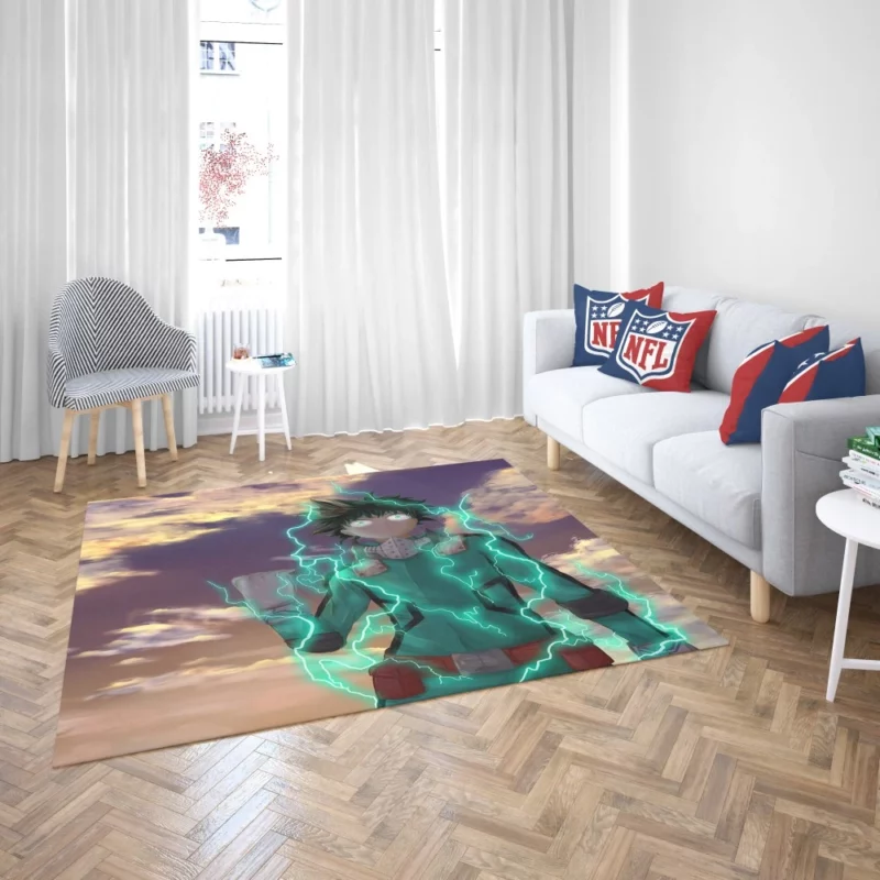 Izuku Midoriya Aspiring Hero Pursuit Anime Rug 2