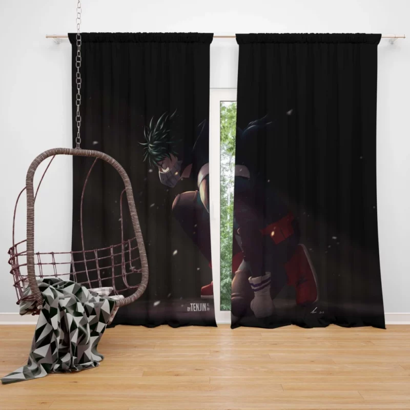 Izuku Midoriya Aspiring Hero Quest Anime Curtain