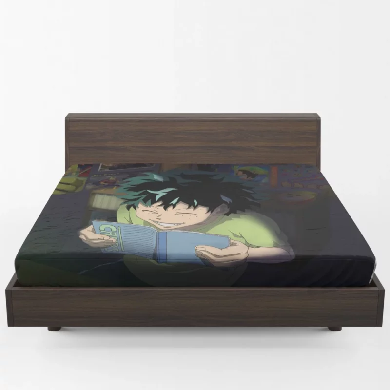 Izuku Midoriya Challenges and Triumphs Anime Fitted Sheet 1