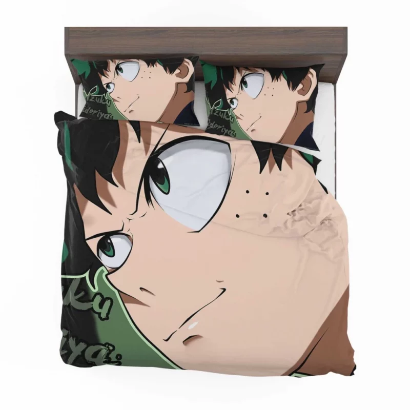 Izuku Midoriya Determined Green Hero Anime Bedding Set 1