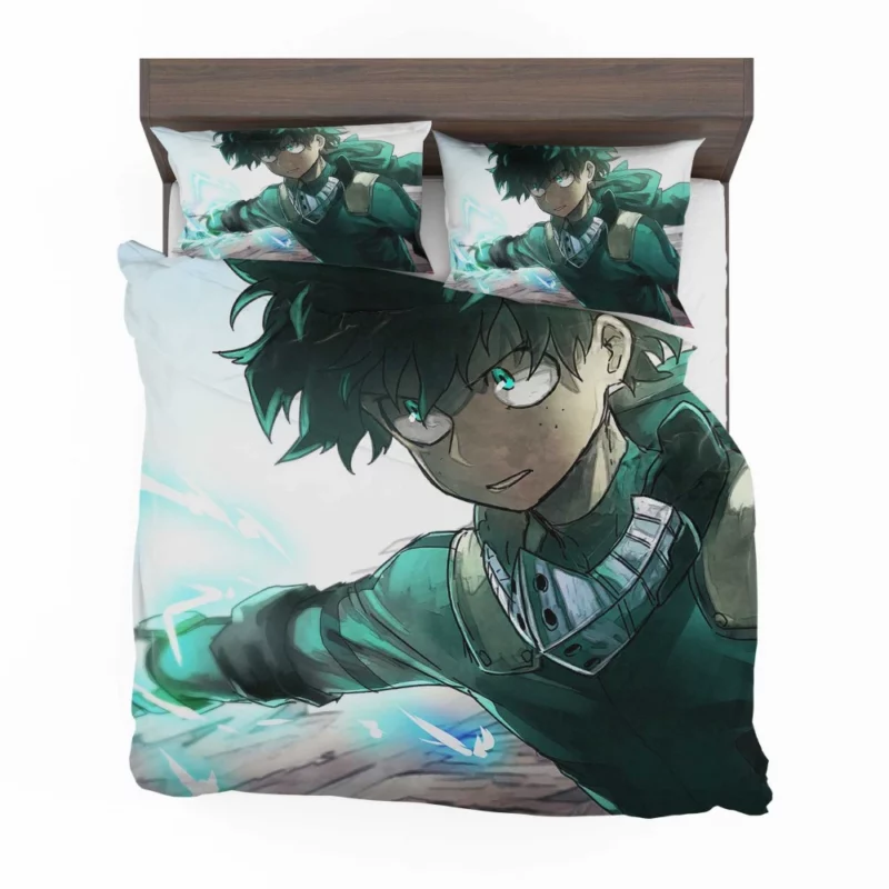 Izuku Midoriya Emerald Hero Anime Bedding Set 1