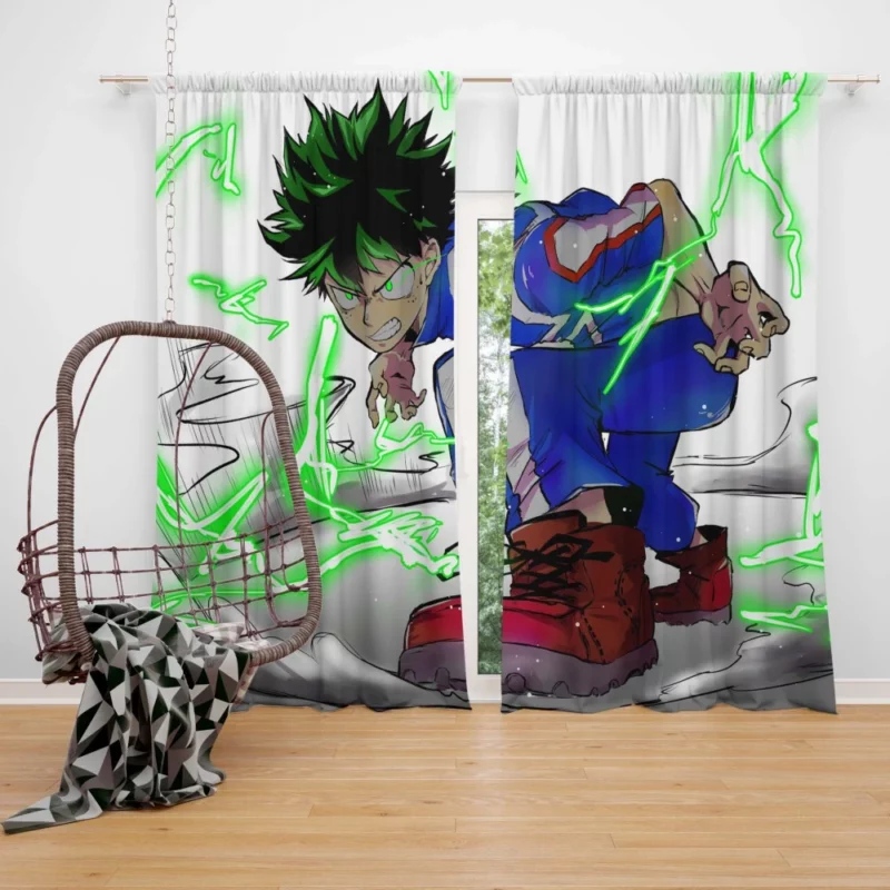 Izuku Midoriya Endless Heroism Anime Curtain