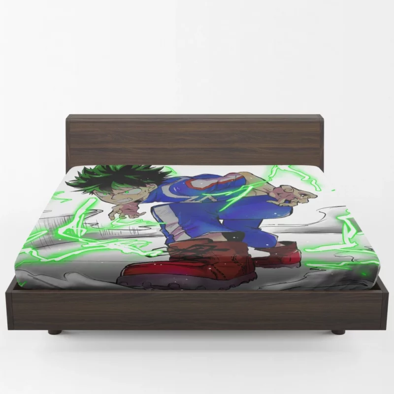 Izuku Midoriya Endless Heroism Anime Fitted Sheet 1