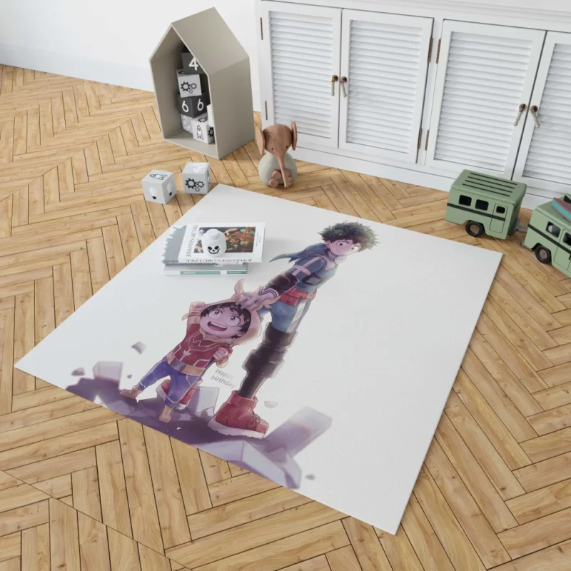 Izuku Midoriya Hero Triumph Anime Rug 1