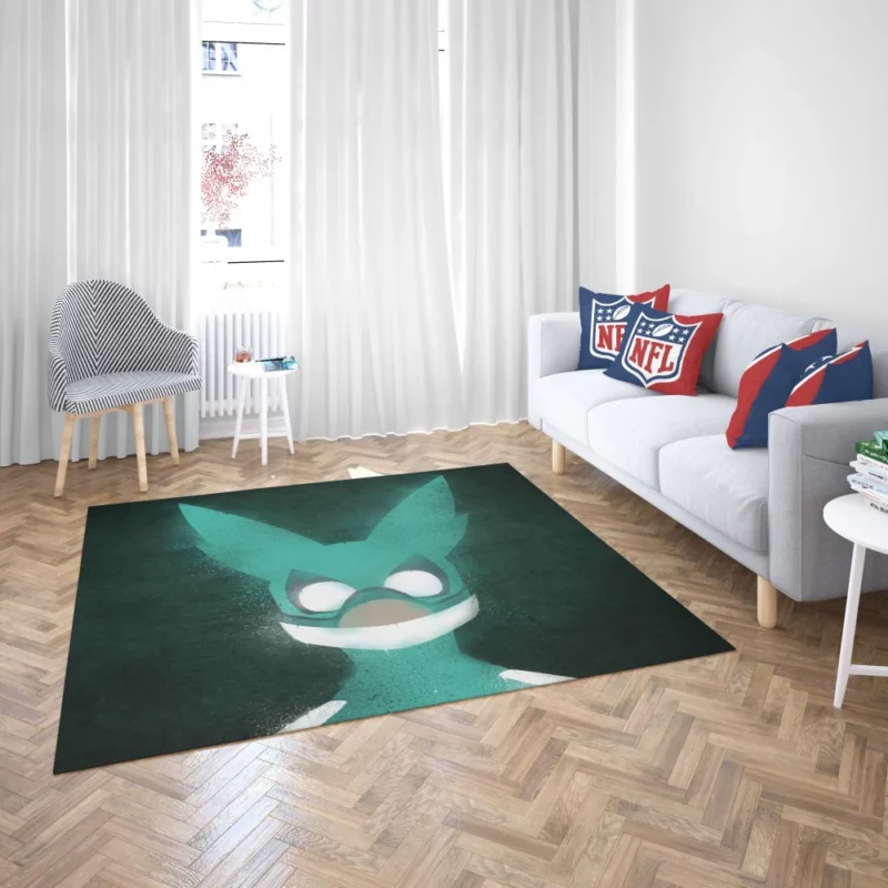 Izuku Midoriya Heroic Costume Anime Rug 2