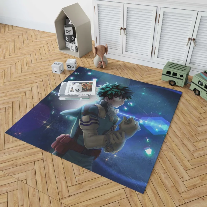 Izuku Midoriya Heroic Pursuits Anime Rug 1