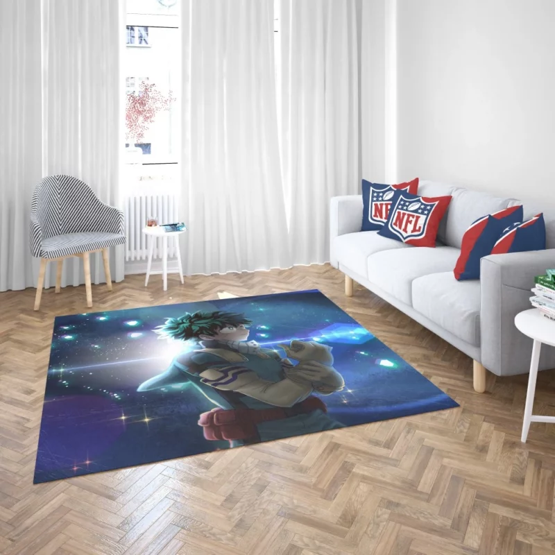 Izuku Midoriya Heroic Pursuits Anime Rug 2