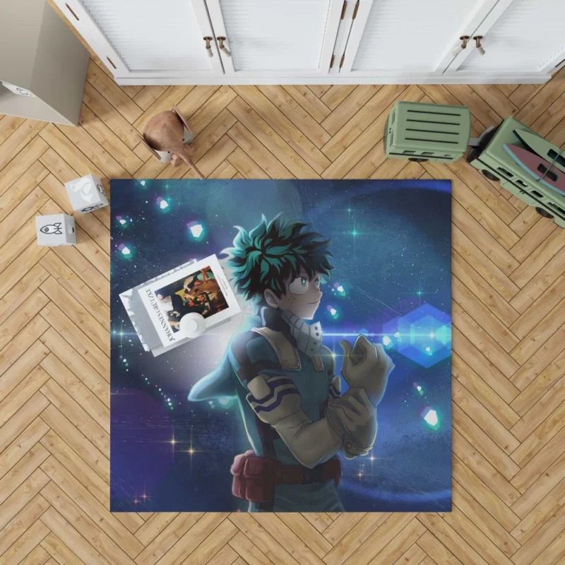 Izuku Midoriya Heroic Pursuits Anime Rug