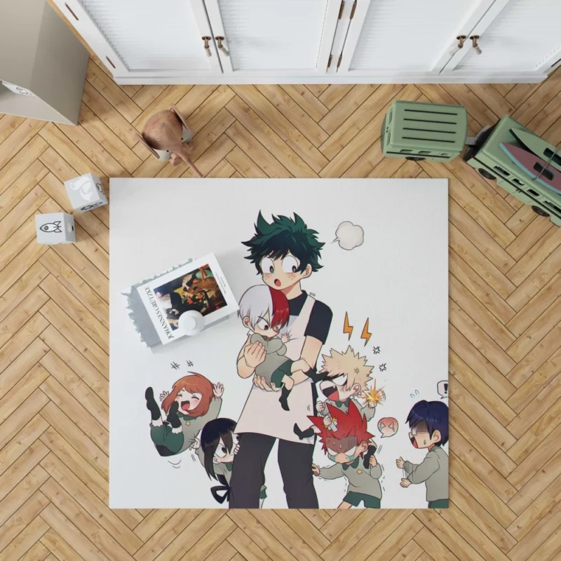 Izuku Midoriya My Hero Journey Anime Rug