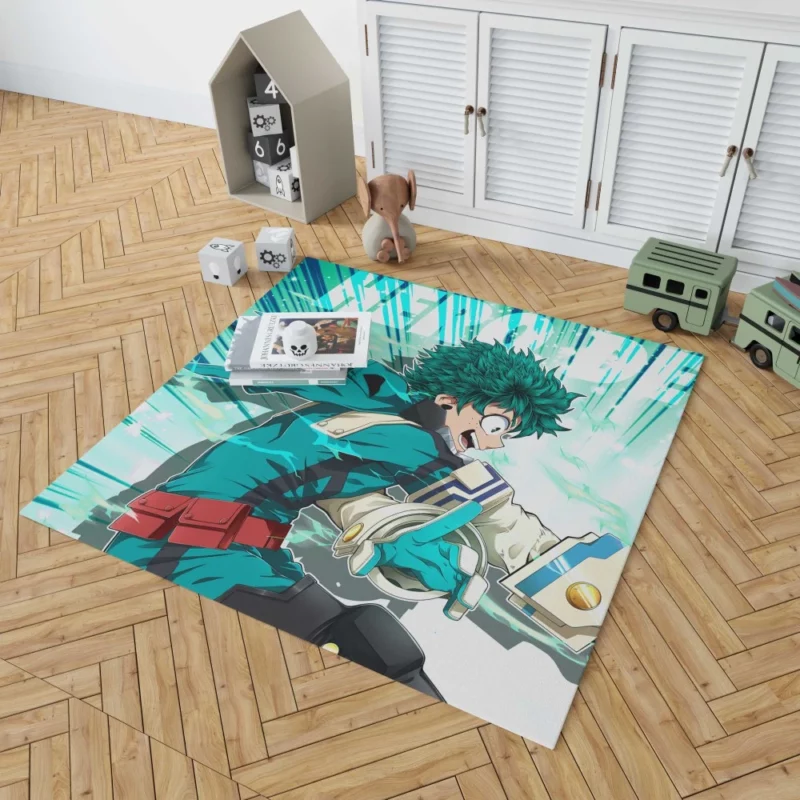 Izuku Midoriya Rising Hero Anime Rug 1