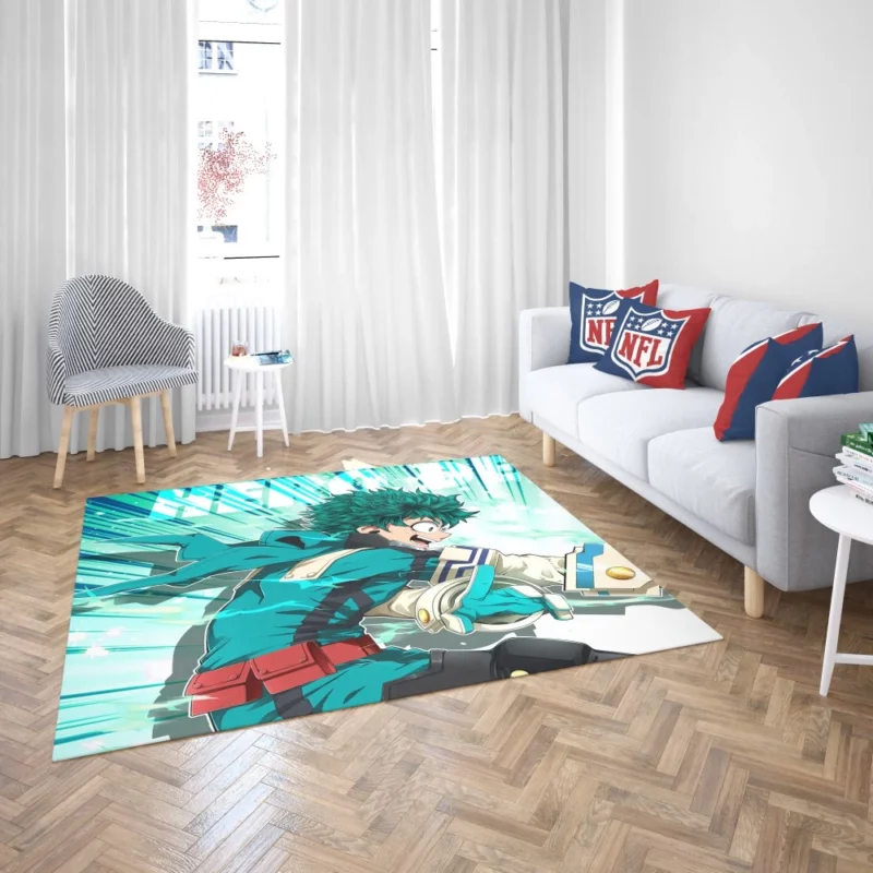 Izuku Midoriya Rising Hero Anime Rug 2