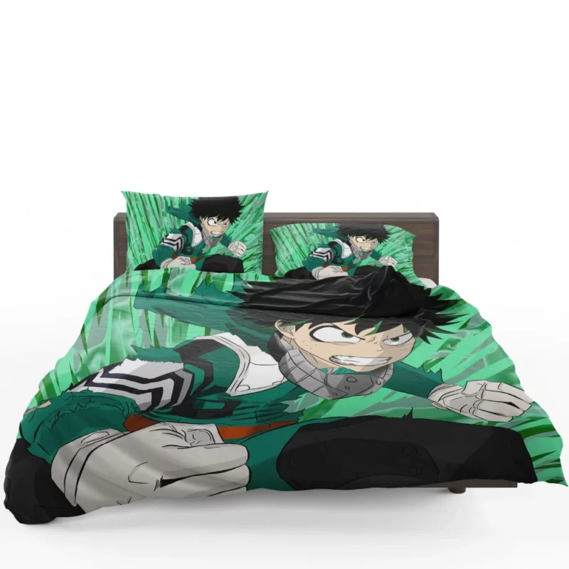 Izuku Midoriya Shining Hero Anime Bedding Set