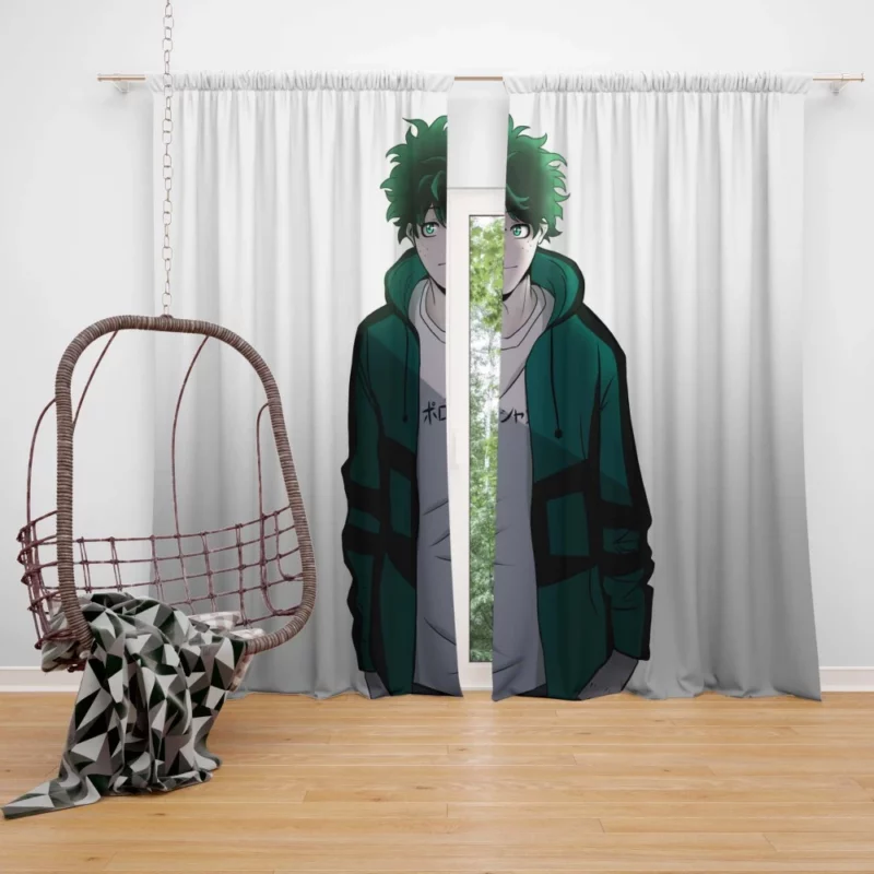 Izuku Midoriya Shining Hope Path Anime Curtain