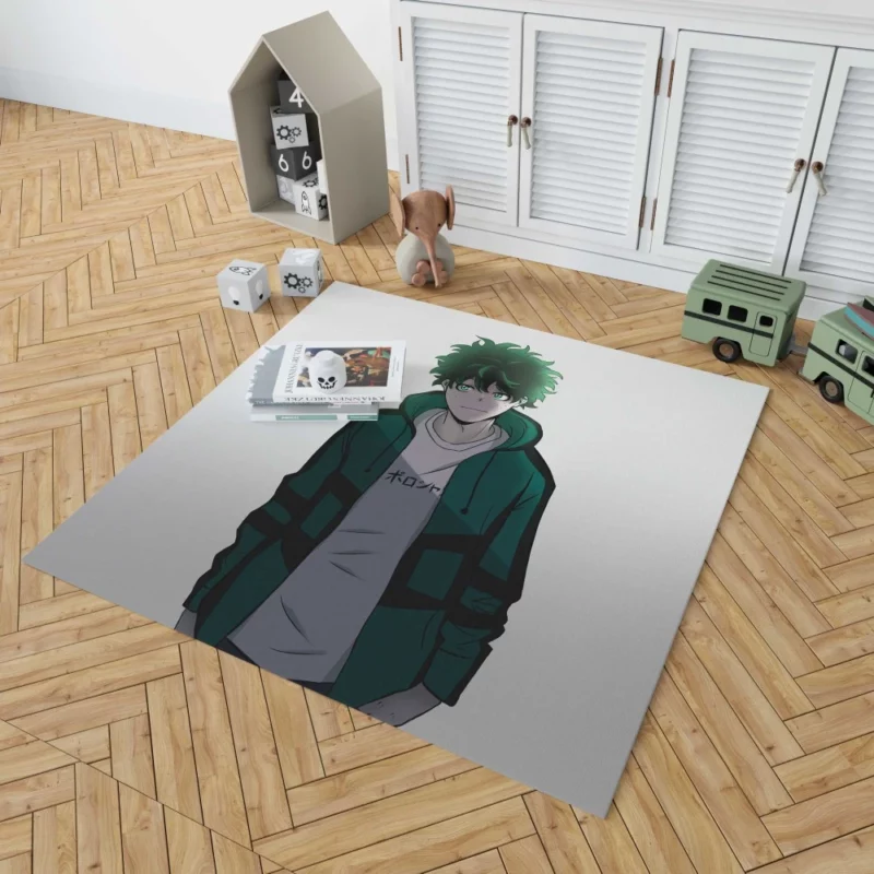 Izuku Midoriya Shining Hope Path Anime Rug 1