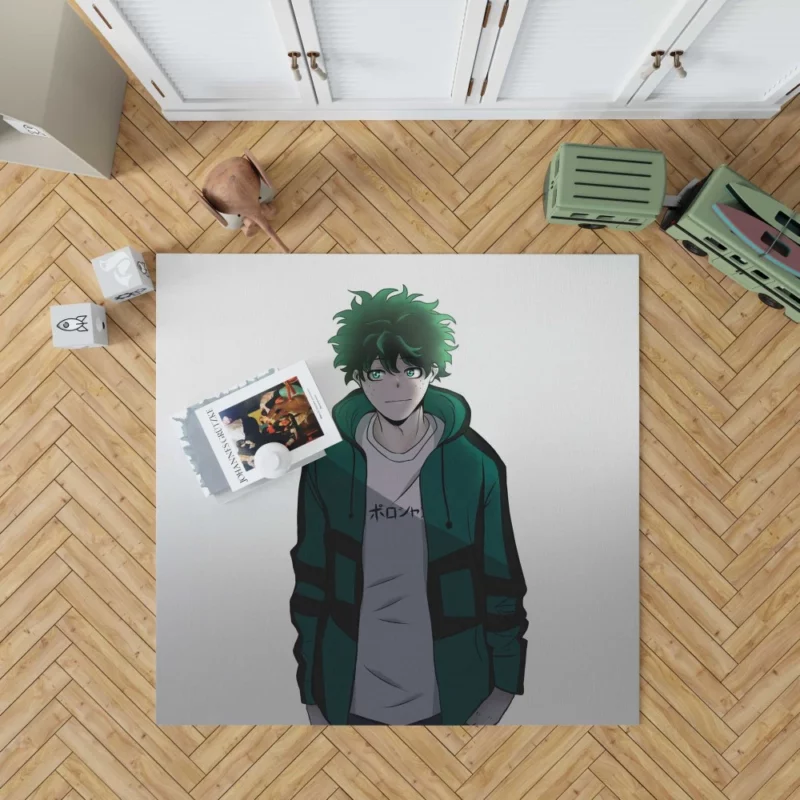 Izuku Midoriya Shining Hope Path Anime Rug