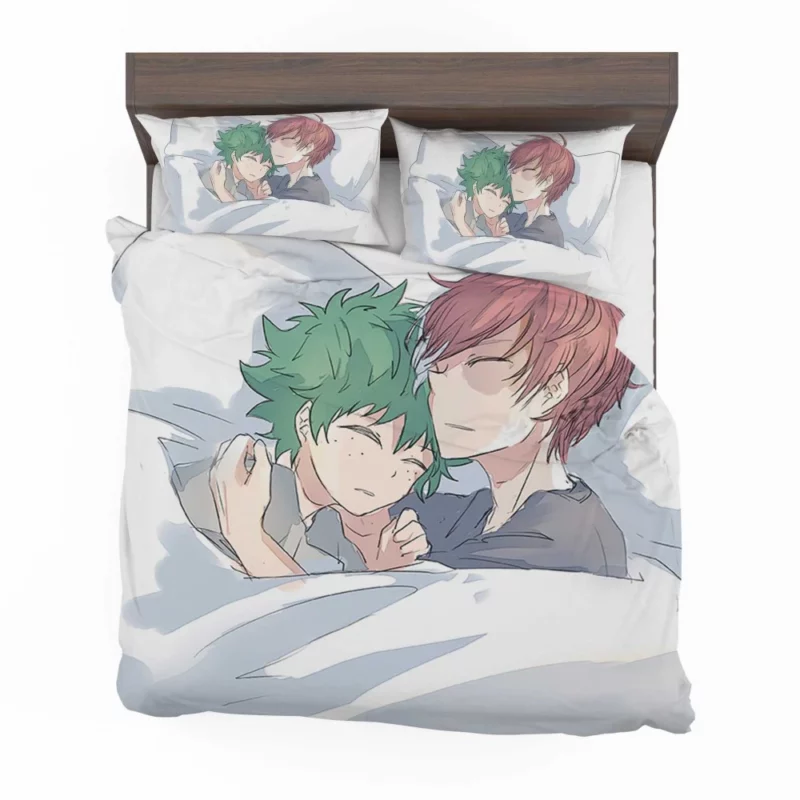 Izuku Midoriya Shoto Influence Anime Bedding Set 1