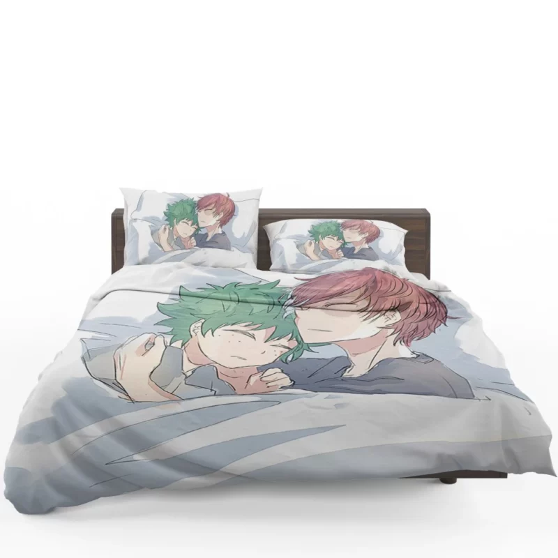 Izuku Midoriya Shoto Influence Anime Bedding Set