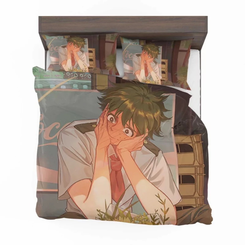 Izuku Midoriya Strive for Heroism Anime Bedding Set 1